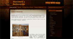 Desktop Screenshot of ebanisteriayrestauracion.com